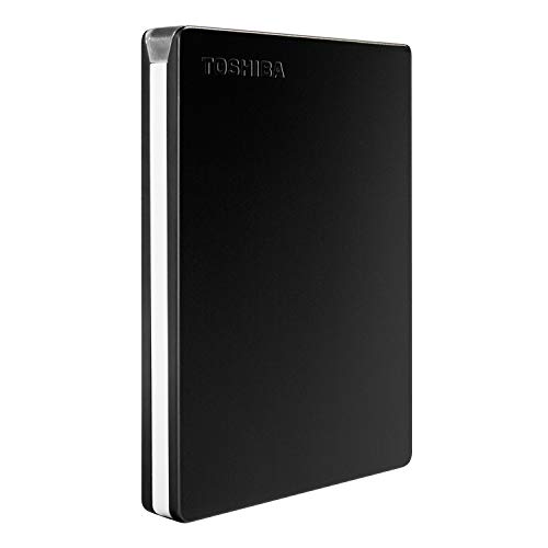 Toshiba Canvio Slim 2TB - Hard disk esterno portatile USB 3.0, colore: Nero (HDTD320XK3EA)