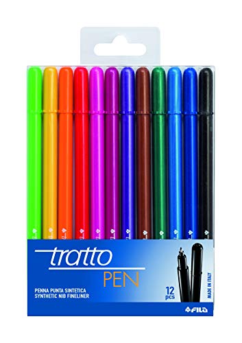 Tratto Pen Busta 12 Pezzi, 807700, Multicolore