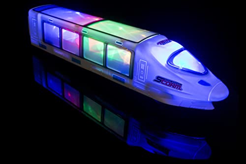 Treno elettrico per bambini - Con luci LED e musica. Grande regalo ...