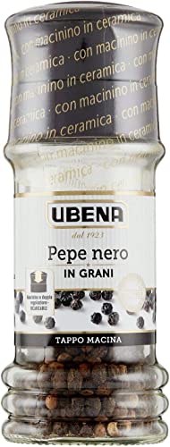 UBENA, Pepe Nero in Grani, Formato Tappo Macina da 40 gr