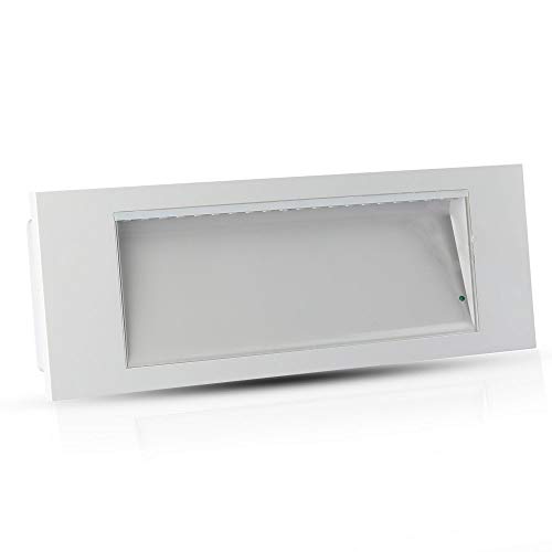 V-TAC Lampada LED di Emergenza 3.8 W, Bianco
