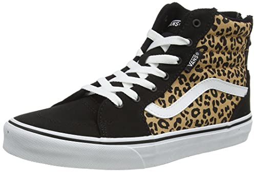 Vans Filmore Hi Zip, Sneaker Bambine e ragazze, Multicolore (Cheetah Black Doe), 36 EU