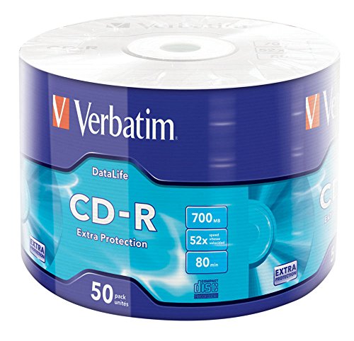 Verbatim 43787 CD-R 700MB 50pezzo(i) CD vergine - CD-RW (CD-R, 700 MB, 50 pezzo(i), 52x