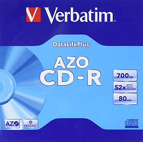 Verbatim CD-R 80MIN Datalife - Confezione da 1