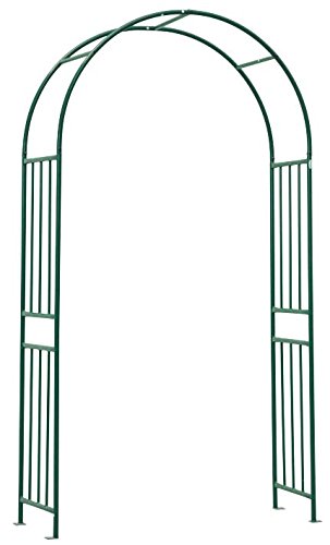 VERDEMAX Arco in Ferro da Giardino Prestige Verde - Giardino sostegni Piante