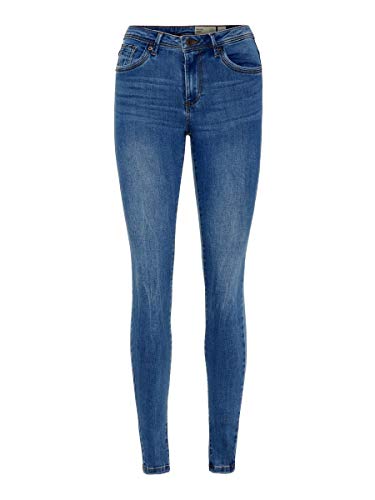 Vero Moda VMTANYA MR S Piping Jeans VI349 Noos Skinny, Blu (Medium ...