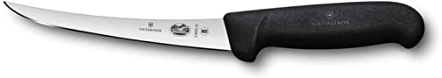 Victorinox, coltello disossatore da cucina Fibrox, manico ergonomico, 15 cm, nero