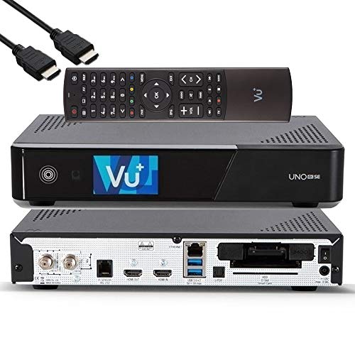 VU+ UNO 4K SE - UHD HDR 1x DVB-S2 FBC Sat Twin Tuner E2 Linux satel...