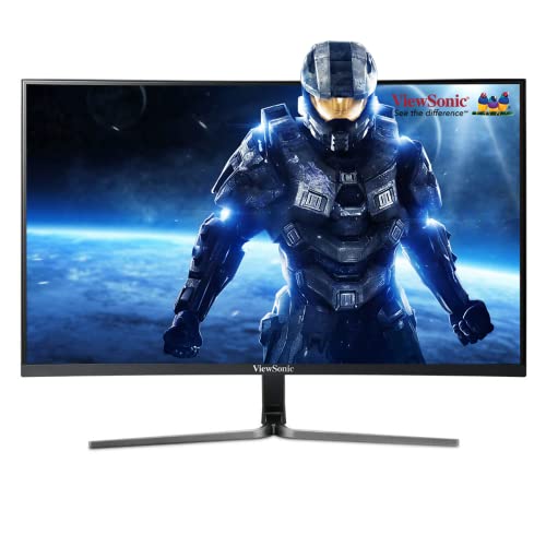 VX2458-C-mhd Monitor 24  Gaming Curvo - 1ms response time - 144Hz refresh rate - AMD FreeSync technology - Low input lag - 85% NTSC wide colour gamut coverage