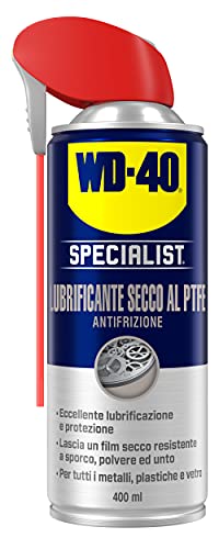 WD-40 Specialist - Lubrificante Spray Secco al PTFE Anti Frizione con Sistema Doppia Posizione - 400 ml