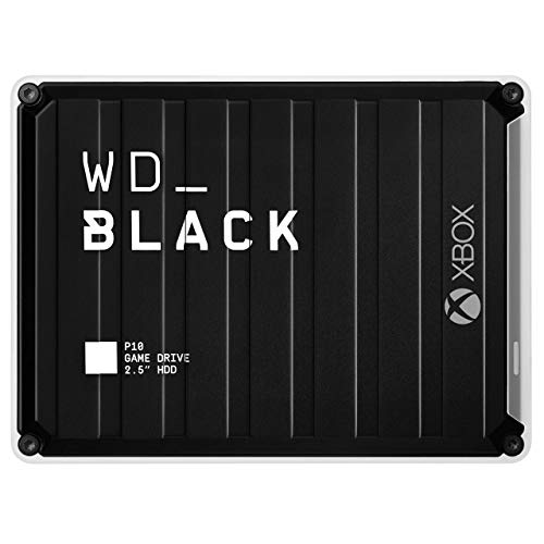 WD_BLACK 2 TB P10 Hard Disk per Xbox, Disco Rigido Esterno Portatile con Licenza Xbox Game Pass di 1 Mese