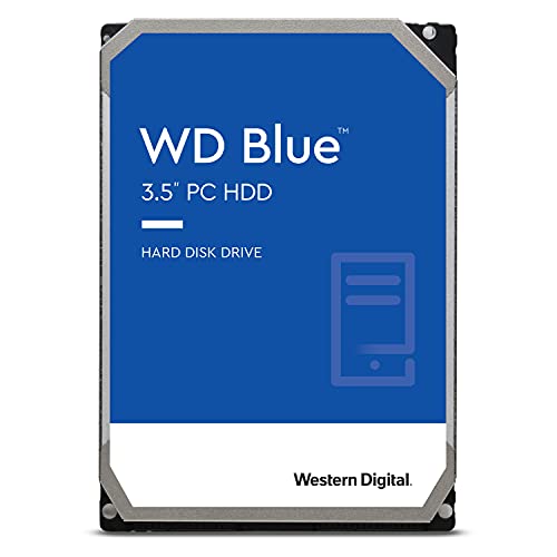 WD Blue 4 TB 3.5  Hard Disk Interno - Classe de 5400 RPM, SATA 6 Gb s, 256 MB Cache
