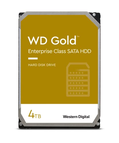 WD Gold HDD 4 TB SATA 256 MB 3.5 Inch, WD4003FRYZ