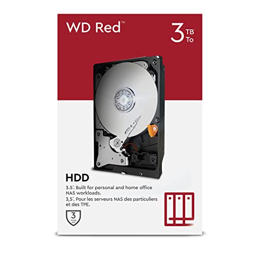WD Red 3 TB 3.5” Hard Disk per NAS, Intellipower, SATA 6 GB s, 64 MB Cache