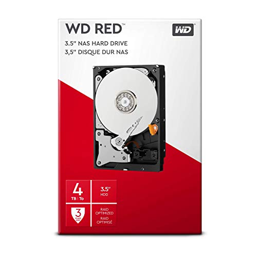 WD Red 4 TB 3.5” Hard Disk per NAS, Intellipower, SATA 6 GB s, 64 MB Cache