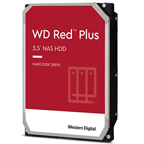 WD Red Plus 4 TB NAS 3,5  Disco rigido interno - Classe 5.400 RPM, SATA 6 Gb s, CMR, cache 256 MB