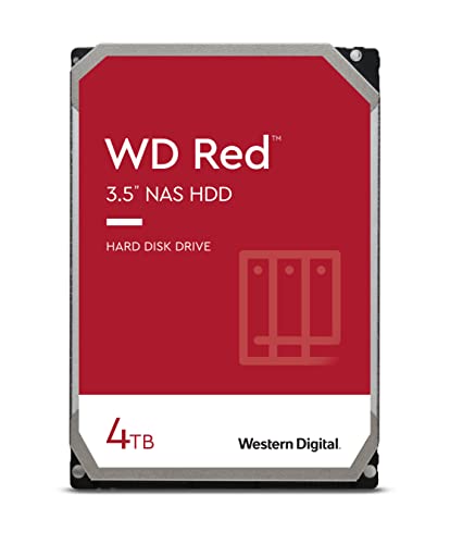 WD RED Unità Interna per NAS da 4 TB, 5400 Giri Min, SATA 6 Gb s, ...