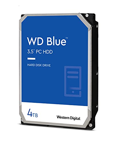 Western Digital Blue WD40EZAZ - Hard disk da 4 TB, SATA 6 Gb s, 3,5 , colore: Blu