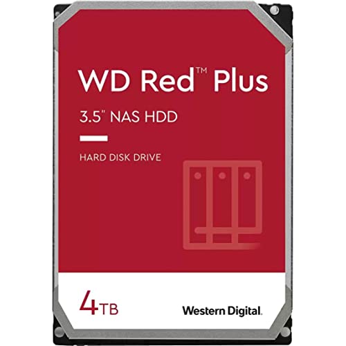 Western Digital HDD Red Plus 4TB 3.5 SATA 256MB...