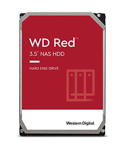 Western Digital WD Red 1 TB NAS hard disk interno 3.5 , 5400 RPM Class, SATA 6 Gb s, CMR, 64 MB Cache, WD10EFRX