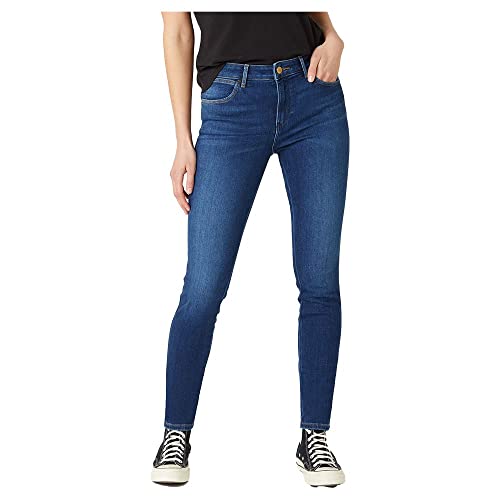 Wrangler Skinny Jeans, Blu (Authentic Love), 40W   34L Donna