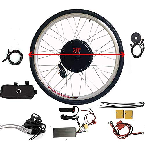 WUPYI2018 Kit di conversione per bicicletta elettrica, 36 V, 800 W, 28 , kit di conversione per bicicletta elettrica