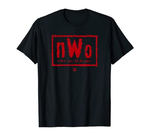 WWE NWO Red New World Order Logo Maglietta