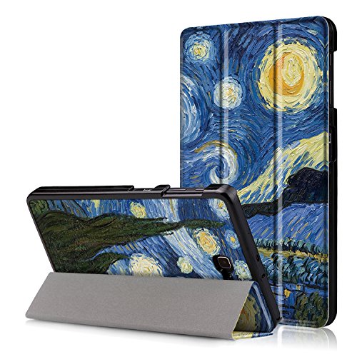 XITODA Custodia Galaxy Tab A6 10.1 - PU Pelle Smart Case mit Stand & con Il Sonno Sveglia la Funzione Cover per Samsung Galaxy Tab A 10,1 2016 SM-T585 T580 Tablet Custodia Protezione,Cielo Stellato