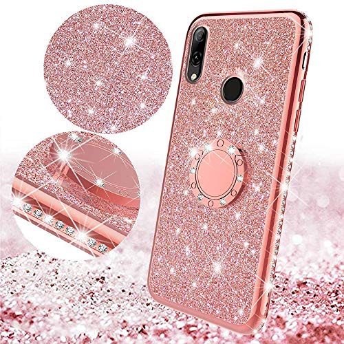 XTCASE Cover Glitter per Huawei P Smart 2019   Honor 10 Lite, Brill...