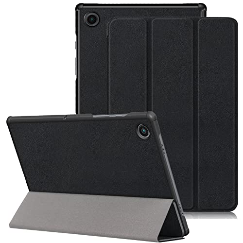 YRH Custodia Cover per Samsung Galaxy Tab A8 10.5 Pollici (SM-X200 SM-X205 SM-X207),Ultra Sottile Smart Cover in Pelle con Sonno Sveglia Samsung Tab A8 - Nero