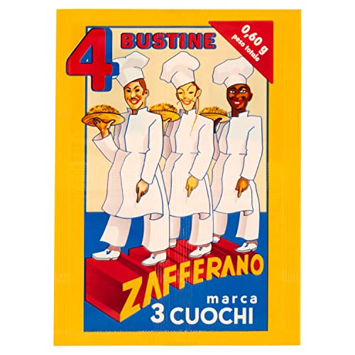 Zafferano 3 CUOCHI - 0,60 g - 4 bustine da 0,15 g