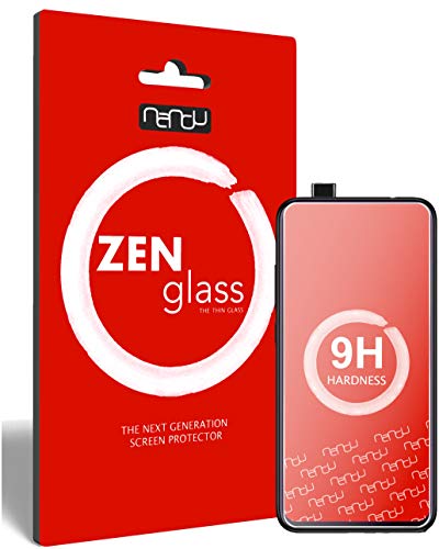 ZenGlass Nandu (2 Pezzi) Pellicola Protettiva in Vetro Compatibile con Xiaomi Mi 9T PRO I Protezione Schermo 9H I (più Piccolo del Display Curvo)
