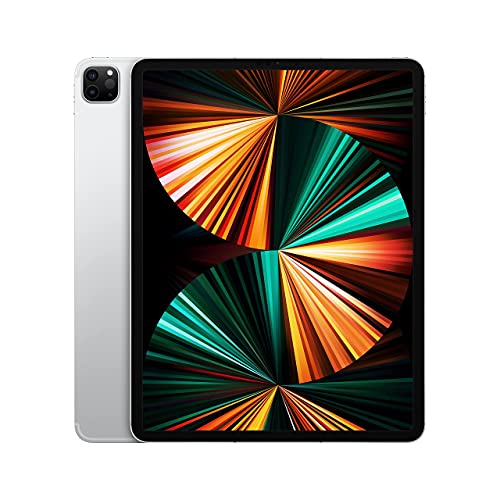 2021 Apple iPad Pro (12.9-inch, Wi-Fi + Cellular, 256GB) - Argento (Ricondizionato)