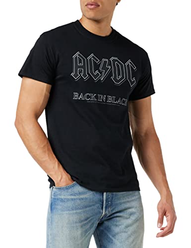 AC DC - Back In Black (T-Shirt Unisex Tg. M)