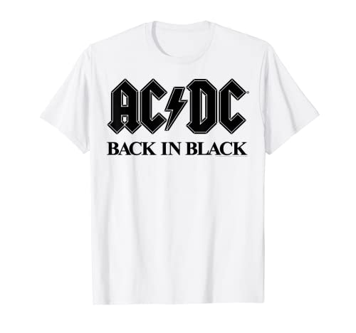 AC DC - Bold Black Maglietta
