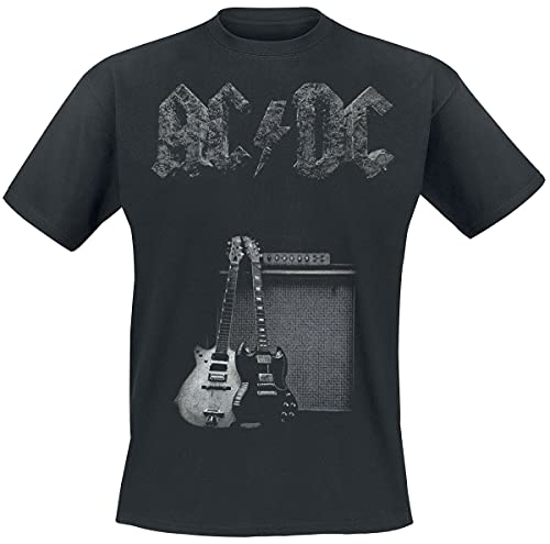 AC DC In Rock We Trust T-Shirt Nero XXL
