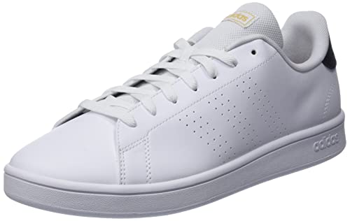 adidas Advantage Base, Sneaker Uomo, Ftwr White Ftwr White Core Black, 45 1 3 EU