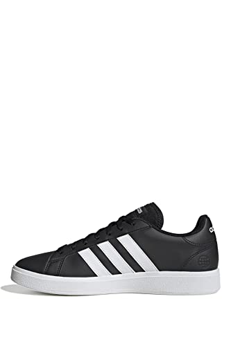 adidas Grand Court Base 2.0, Sneaker Uomo, Core Black Ftwr White Core Black, 43 1 3 EU