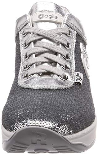 AGILE BY RUCOLINE Sneakers Donna- 1315 A Gelso Star Silver TG. 39...