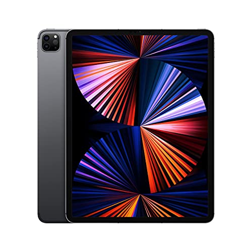 Apple 2021 iPad Pro (12,9 pollici, Wi-Fi + cellulare, 256 GB) - grigio siderale (5a generazione) (Ricondizionato)
