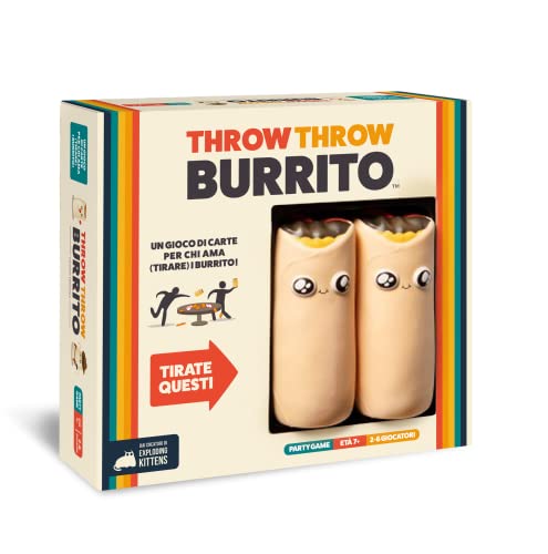Asmodee - Throw Throw Burrito - Divertente Gioco da Tavolo, con Due...