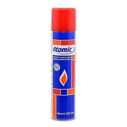 Atomic - ATOMIC BOMBOLETTA GAS BUTANO 300 ml RICARICA ACCENDINI - 0142013
