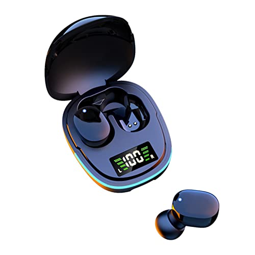Auricolari Bluetooth 5.0,Cuffie Bluetooth Senza Fili,Auricolari Wireless Stereo in Ear,Display Di Alimentazione Della Scatola Di Ricarica Integrata,Sport, Resistente Al Sudore, Comode