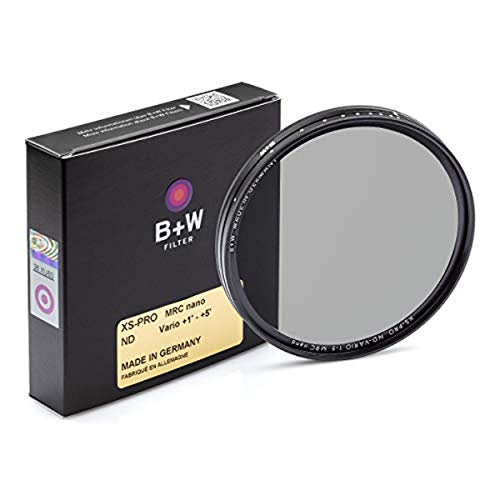 B+W - Filtro per fotocamera digitale neutro di densità varia XS-Pro Nano, rivestimento multi-resistente, 77 mm