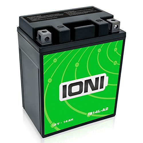 Batteria IONI IB14L-A2 12V 14Ah AGM compatibile con la batteria moto YB14L-A2 sigillata senza manutenzione