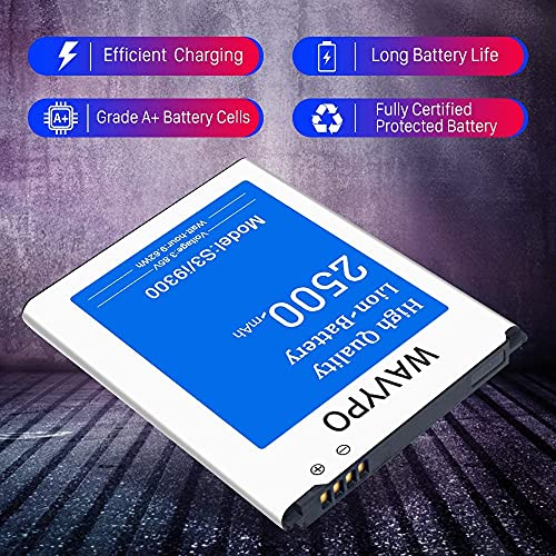 Batteria per Samsung Galaxy S3 EB-L1G6LLU, GT-i9300, GT-i9305 LTE, ...