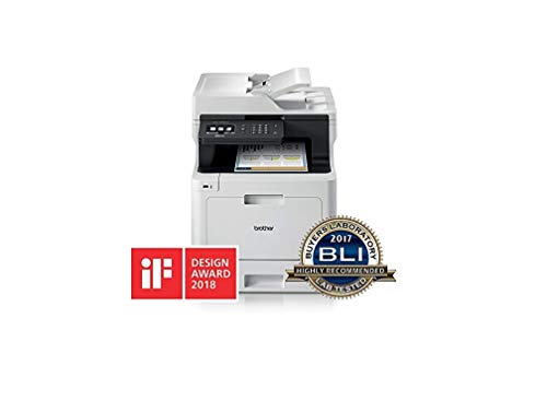 Brother MFC-L8690CDW Stampante Multifunzione Laser a Colori, con Fax, Velocità di Stampa 31 ppm, Stampa, Copia, Scansione e Fax Fronte Retro Automatico, Rete Cablata, Wi-Fi e Wi-Fi Direct