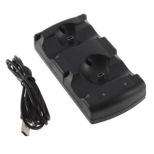 C-FUNN USB Dual Charger Dock per Sony Ps3 Wireless Controller Ps3 Move