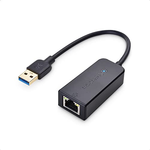 Cable Matters Adattatore USB Ethernet (Adattatore Ethernet USB 3.0  Adattatore USB a Ethernet  USB a RJ45) Supportando Rete Ethernet 10  100  1000 Mbps Nero