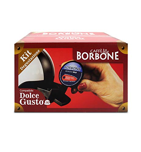 Caffè Borbone Kit Degustazione - 90 capsule - Compatibili con le Macchine Nescafè* Dolce Gusto*